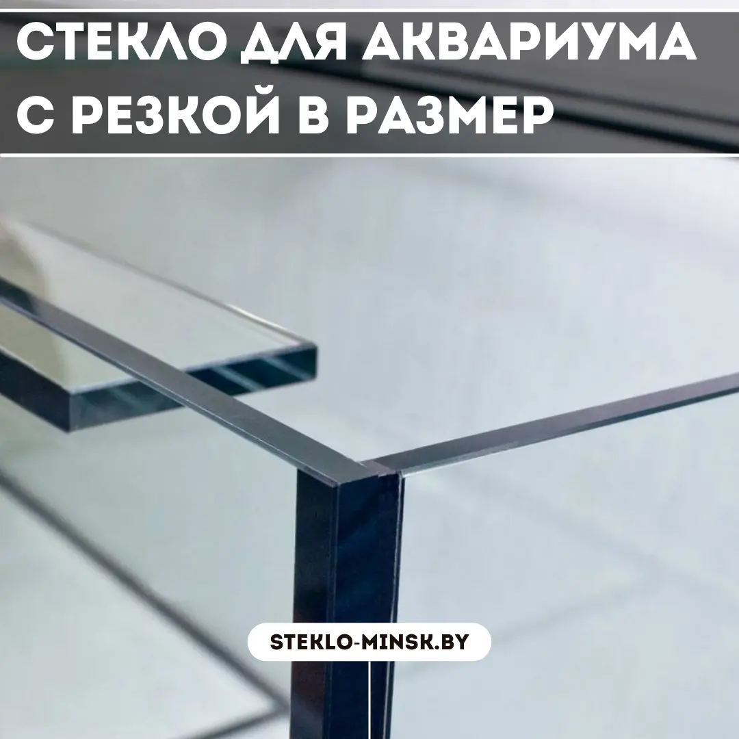 Купить стекло для аквариума с резкой в размер