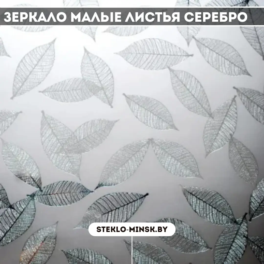 Зеркало Малые листья серебро DSG-301S